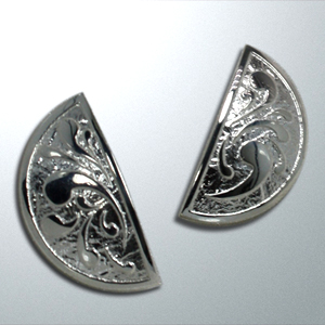 Silver Fan Earrings