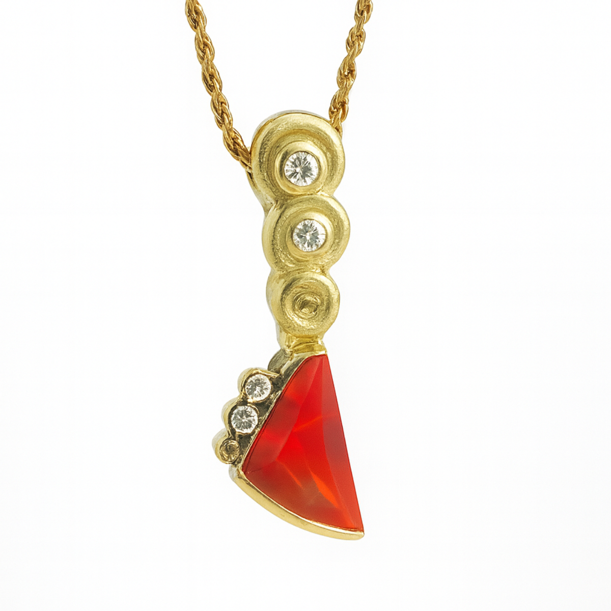 Fire Opal Pendant