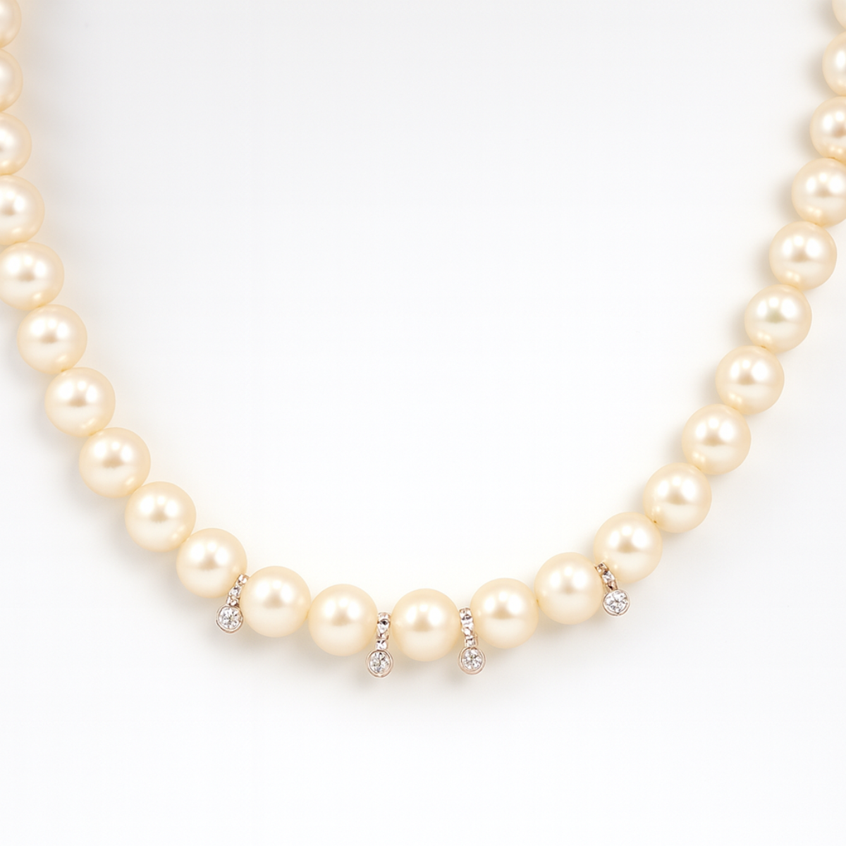 Pearl Diamond Necklace