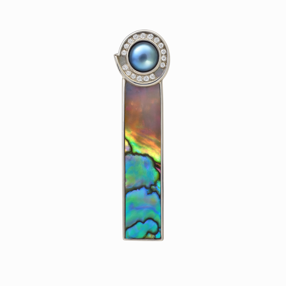 Tahitian Night Brooch