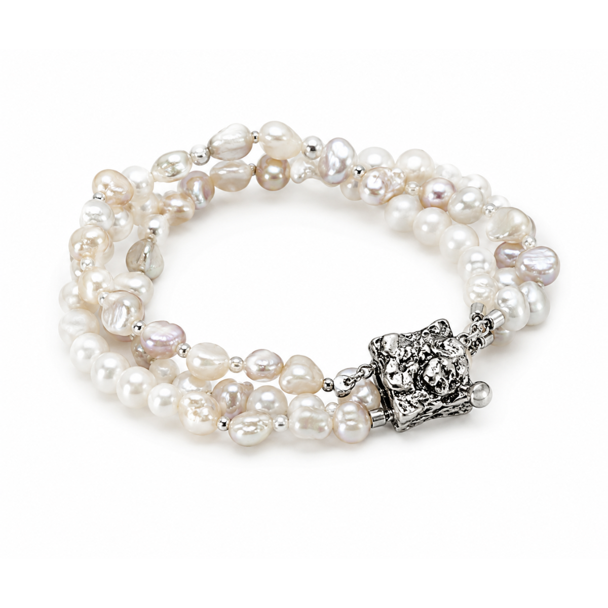 Étoile Triple Pearl Bracelet
