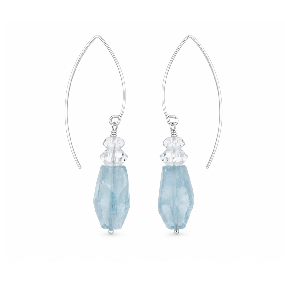 Azure Horizon Drop Earrings