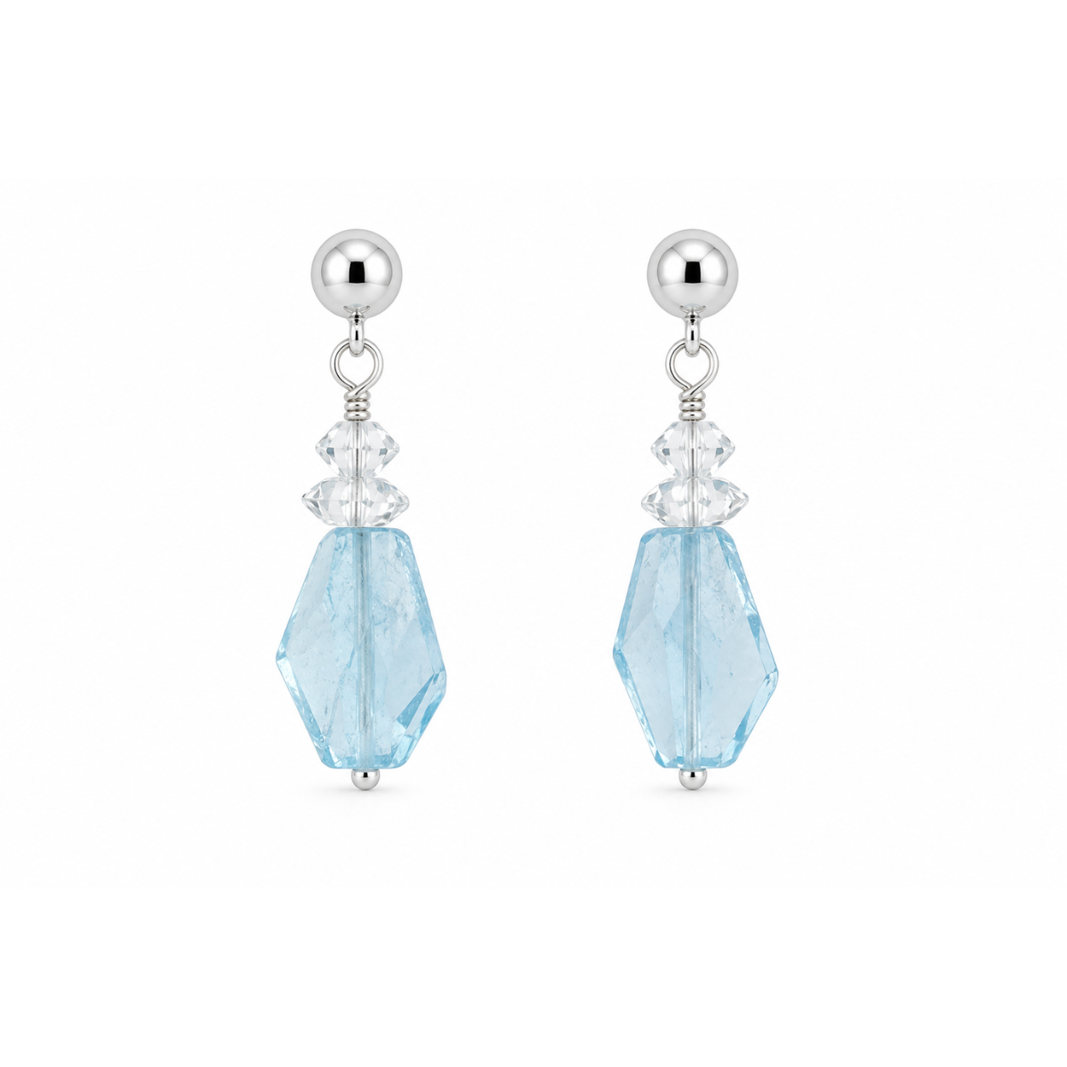 Crystal Tide Drop Earrings