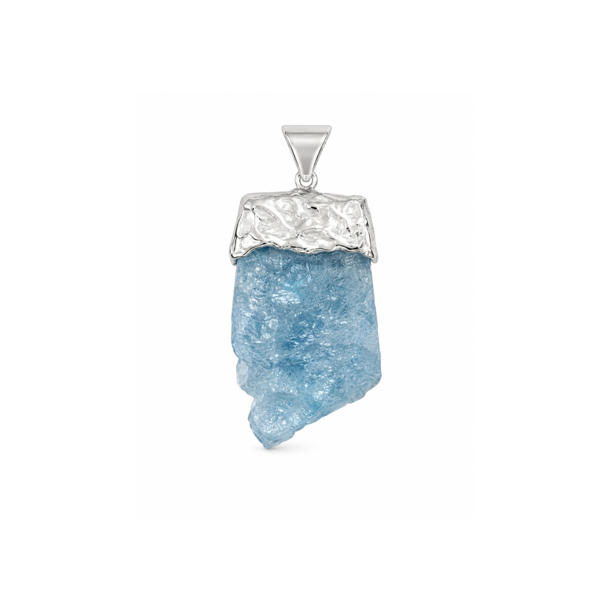 Ocean Whisper Aquamarine Pendant