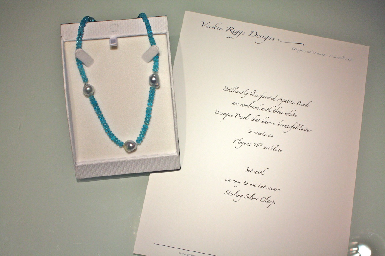 Apatite Necklace for Fundraiser
