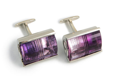 Amethyst Quartz Cufflinks