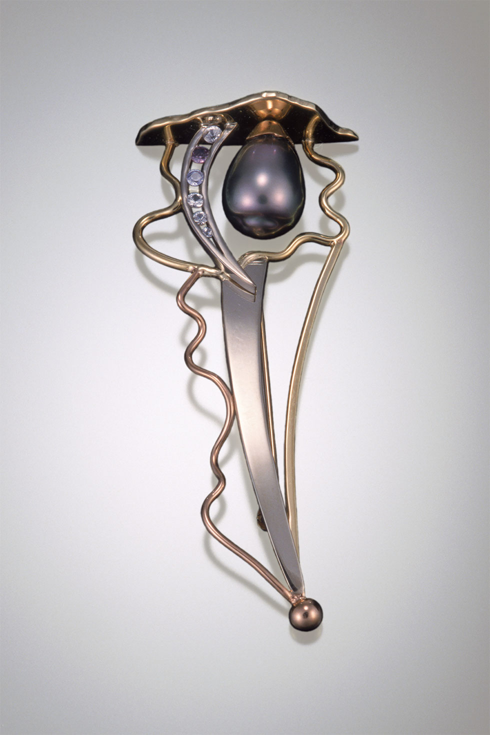 The Great Purple Pearl Pin