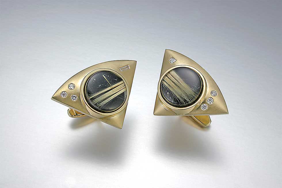 Vickie Riggs designs: Meteor Burst Cufflinks