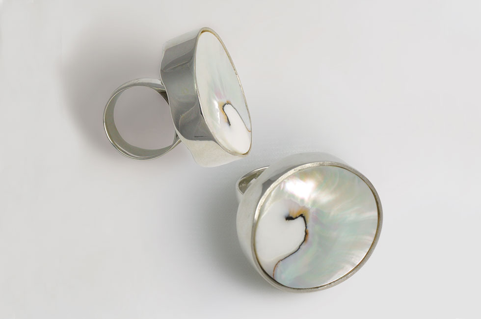 Seashell Swirl Ring © Vickie Riggs Designs