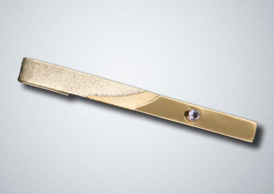 Tanzanite Tie Bar