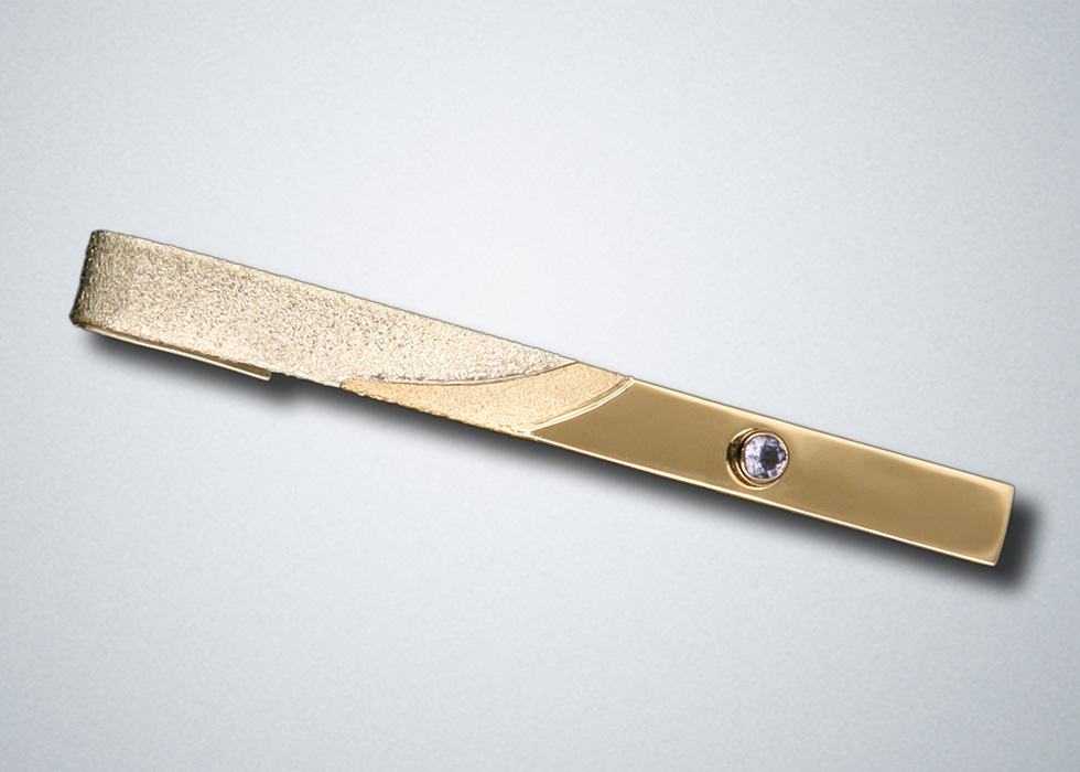 Tanzanite Tie Bar